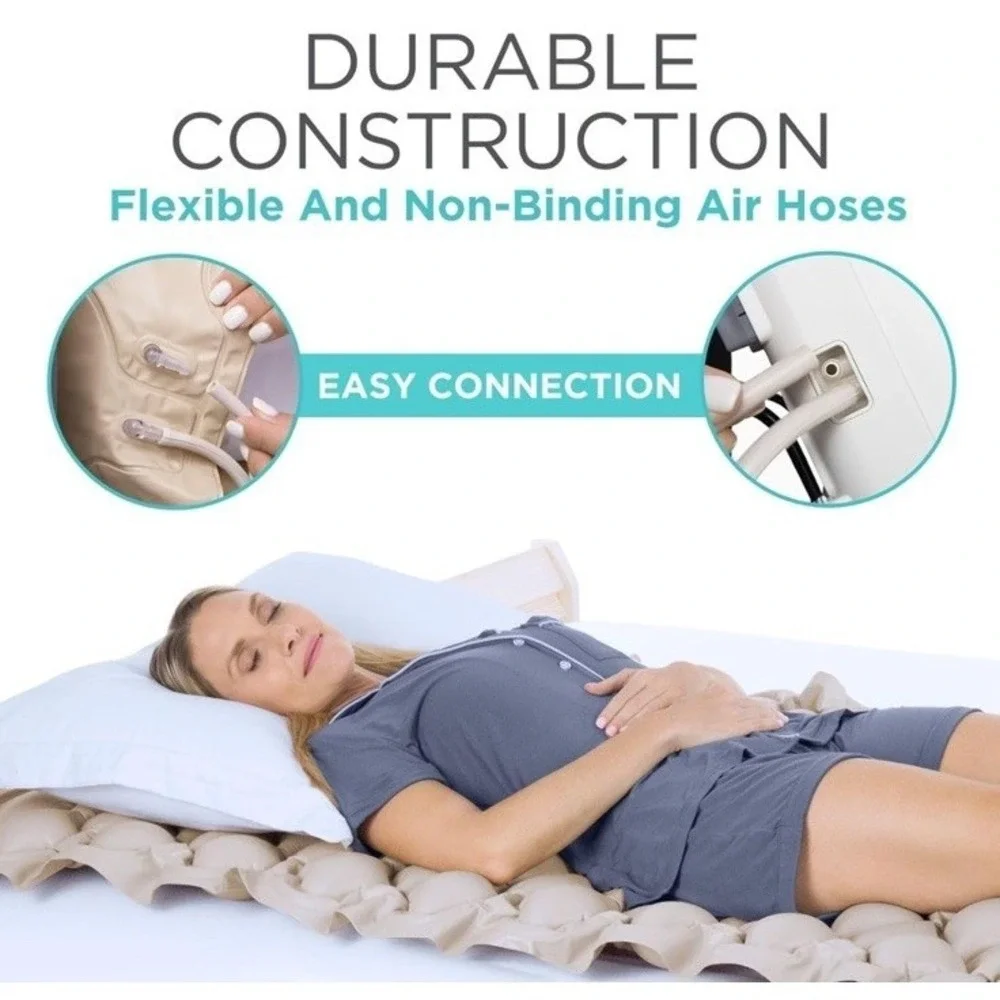 Vive Alternating Air‎ Pressure Mattress Pad with Quiet Pump - Open Box